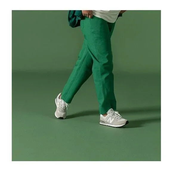 Women's 574 v3 Evergreen Suede Retro Lifestyle Sneakers Color Nimbus Cloud ReV - Picture 7 of 8